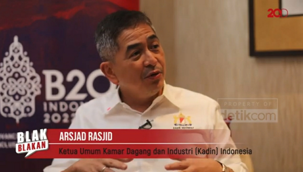 Ketua Umum Kamar Dagang Indonesia (Ketum Kadin) Arsjad Rasjid