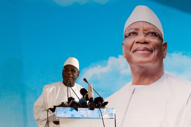 Mantan Presiden Mali, Ibrahim Boubacar Keita. Foto: Reuters.