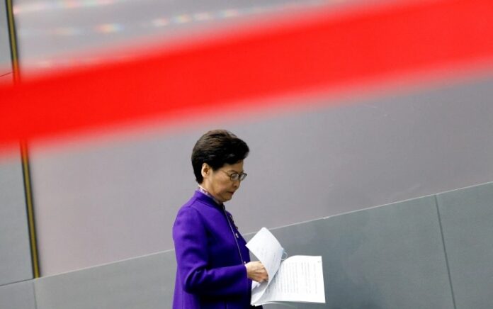 Kepala Eksekutif Hong Kong Carrie Lam. Foto: Reuters.