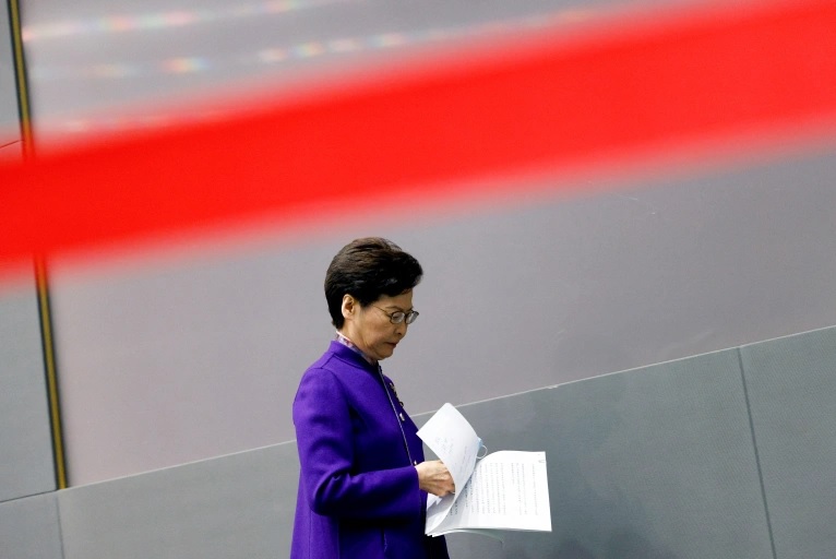 Kepala Eksekutif Hong Kong Carrie Lam. Foto: Reuters.