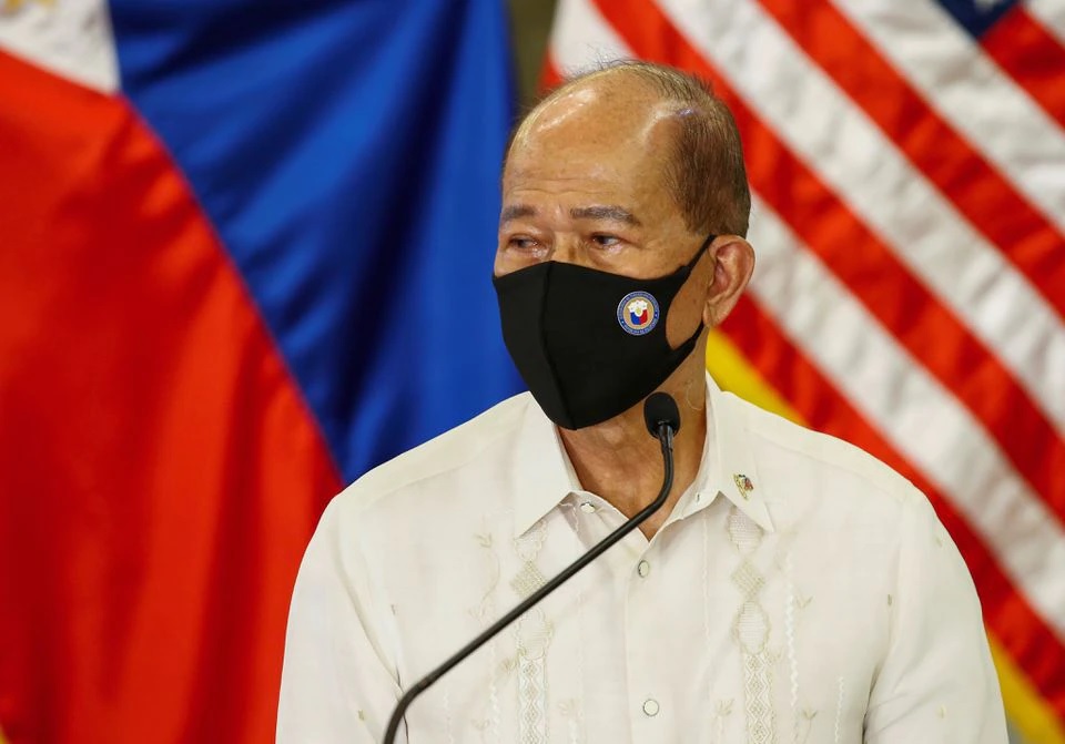 Menteri Pertahanan Filipina Delfin Lorenzana. Foto: Reuters.