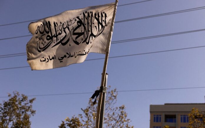Bendera Taliban. Foto: Reuters.