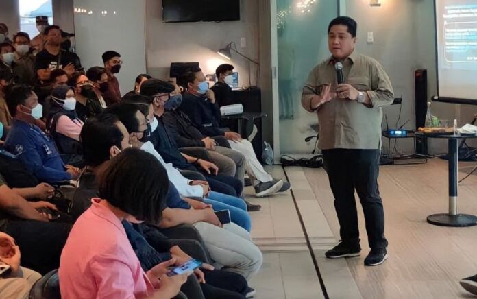 Erick Thohir Tantang Kota Malang Jadi 'Superhero' Ekonomi Digital