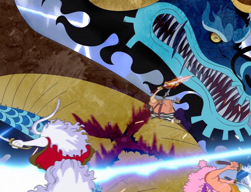 Spoiler Anime One Piece 1006, dr. Chopper vs Queen Pencipta Virus