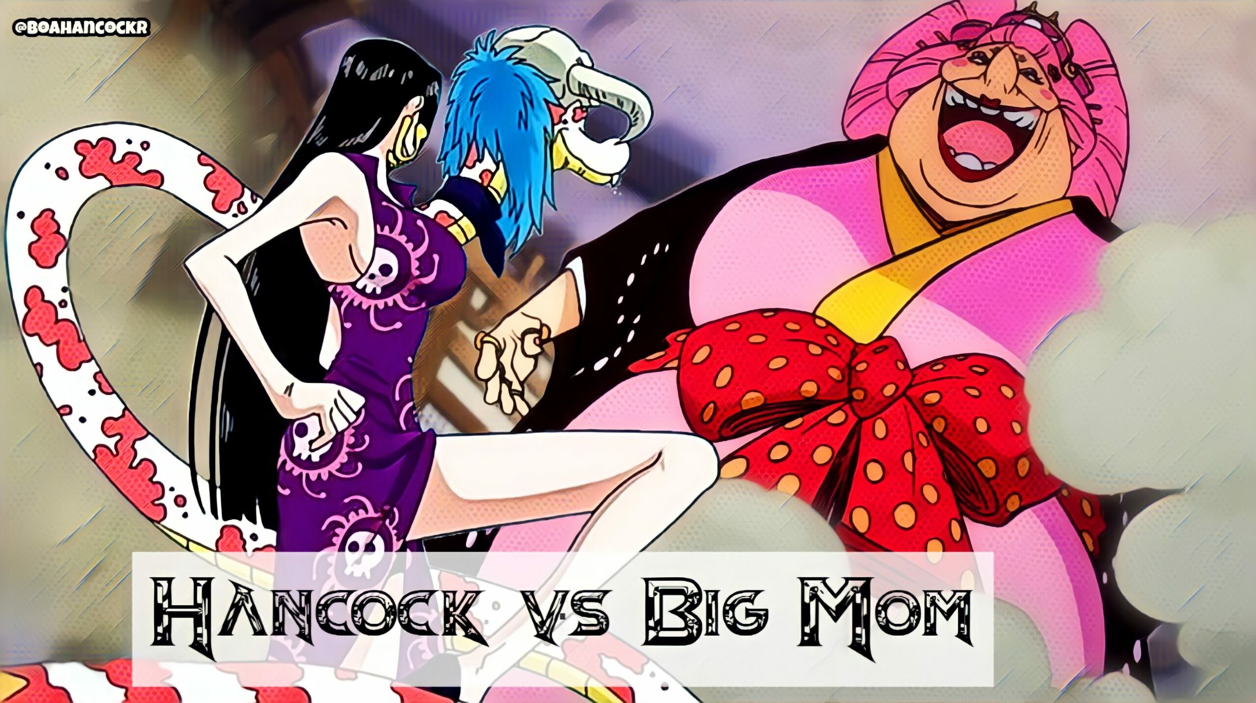 Boa Hancock vs Big Mom (sumber: images-wixmp-ed30a86b8c4ca887773594c2.wixmp)