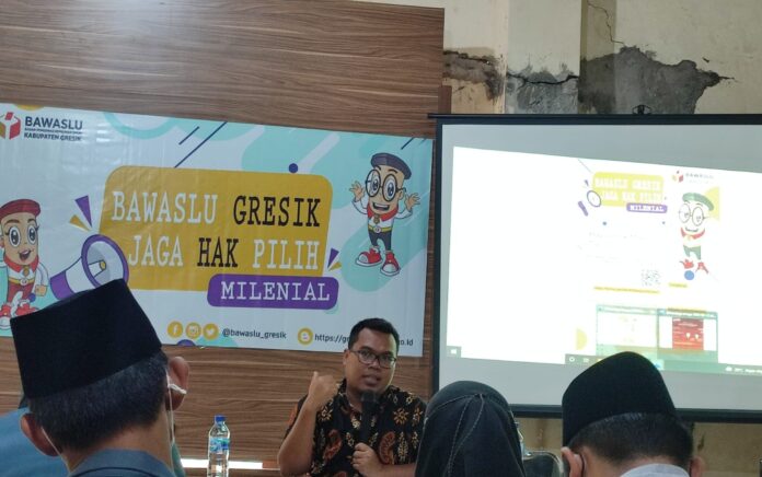 Tatap Pemilu 2024, Bawaslu Gresik Mulai Gaet Pemilih Pemula