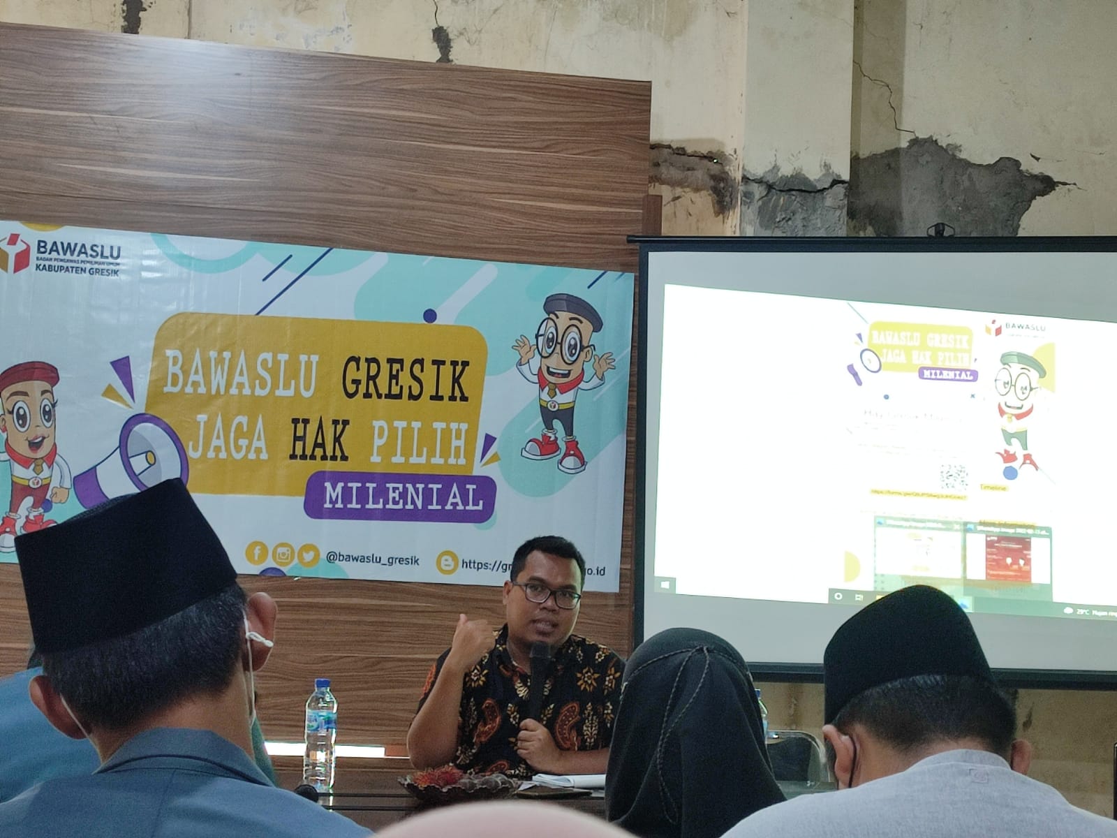 Tatap Pemilu 2024, Bawaslu Gresik Mulai Gaet Pemilih Pemula