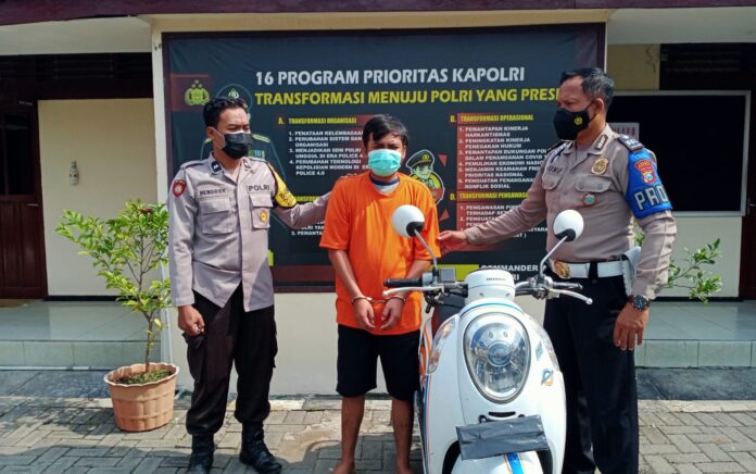 Aniaya dan Rampas Motor Korban, Pria Asal Driyorejo Gresik Dibekuk Polisi