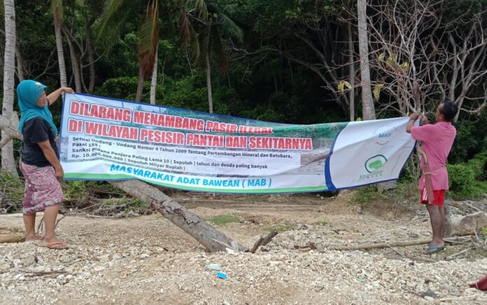 Ancam Ekosistem Laut, Masyarakat Adat Bawean Gresik Tolak Tambang Pasir Ilegal