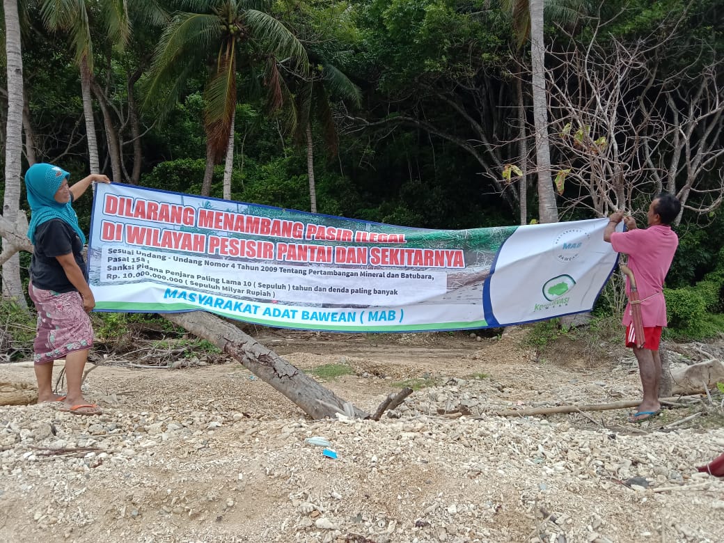 Ancam Ekosistem Laut, Masyarakat Adat Bawean Gresik Tolak Tambang Pasir Ilegal