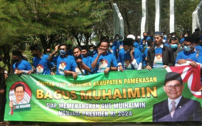 Ratusan Pemuda di Pamekasan Deklarasi Dukung Gus Muhaimin For RI 1
