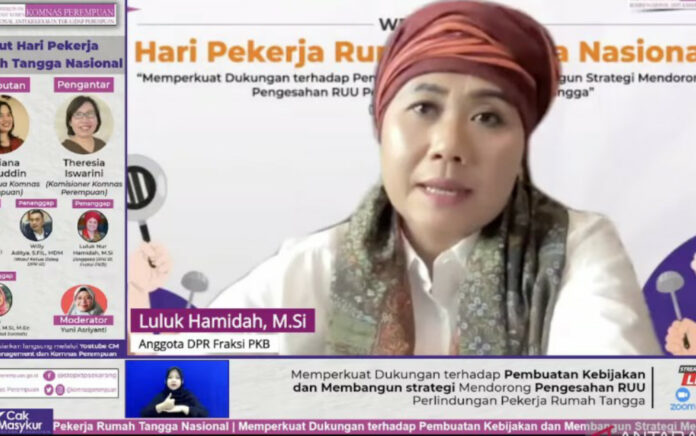 Anggota Komisi IV Dewan Perwakilan Rakyat (DPR), Luluk Nur Hamidah.