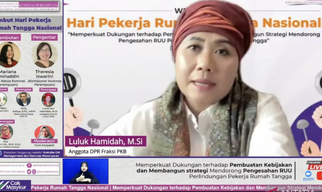 Anggota Komisi IV Dewan Perwakilan Rakyat (DPR), Luluk Nur Hamidah.
