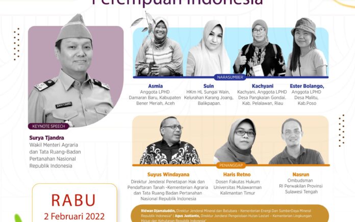 Bahas Ruang Kelola Perempuan Pasca Pencabutan 2.078 IUP, GFP Gelar Webinar