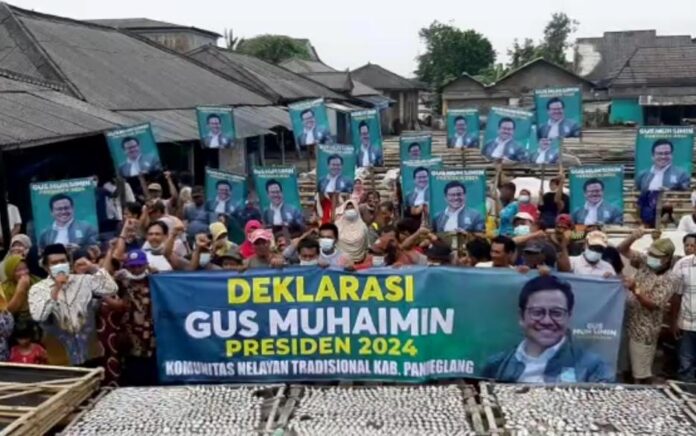 Komunitas Nelayan Tradisional Kabupaten Pandeglang, Provinsi Banten deklarasi Gus Muhaimin Presiden 2024.