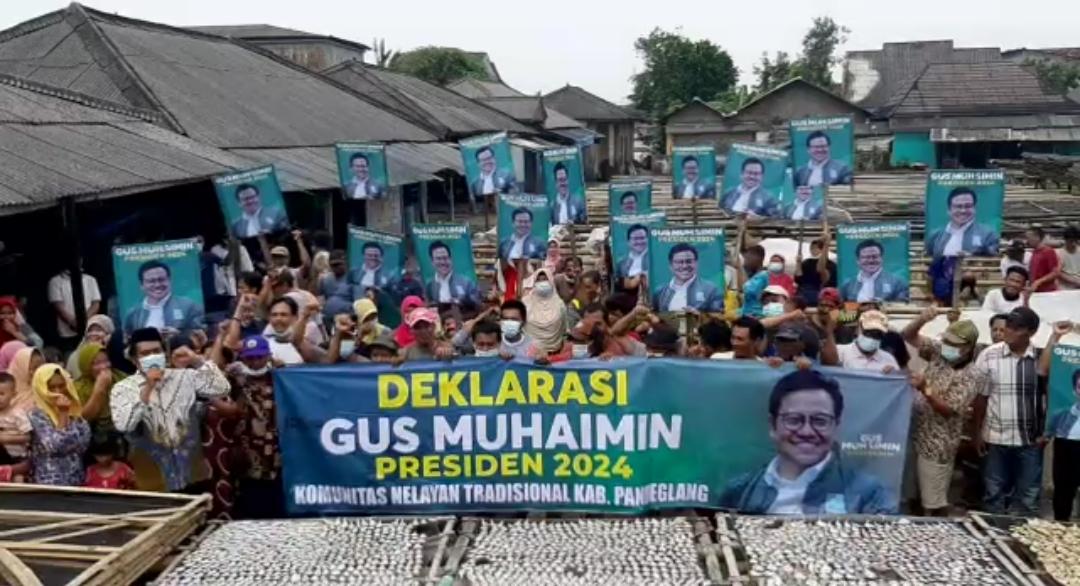 Komunitas Nelayan Tradisional Kabupaten Pandeglang, Provinsi Banten deklarasi Gus Muhaimin Presiden 2024.