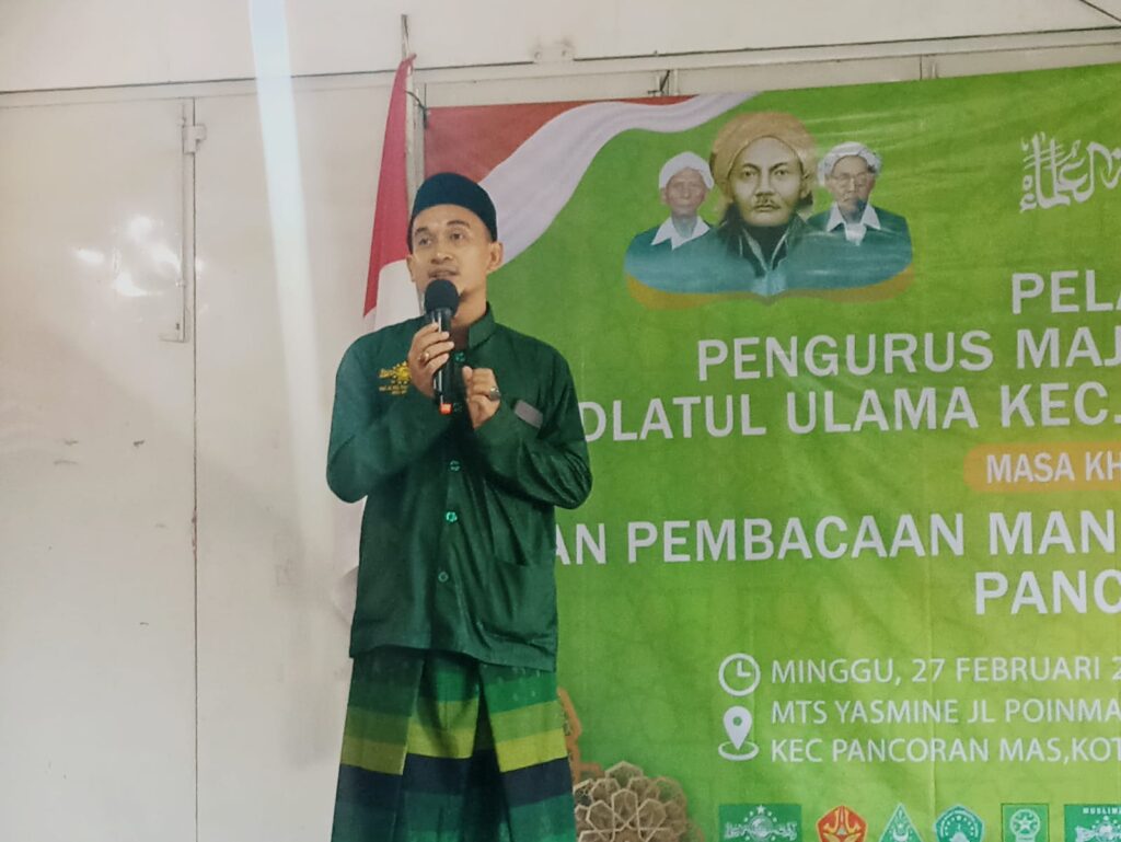 Pengurus MWC NU Kecamatan Pancoran Mas Kota Depok Resmi Dilantik