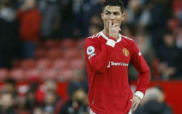 Ronaldo saat membela Man United lawan Watford