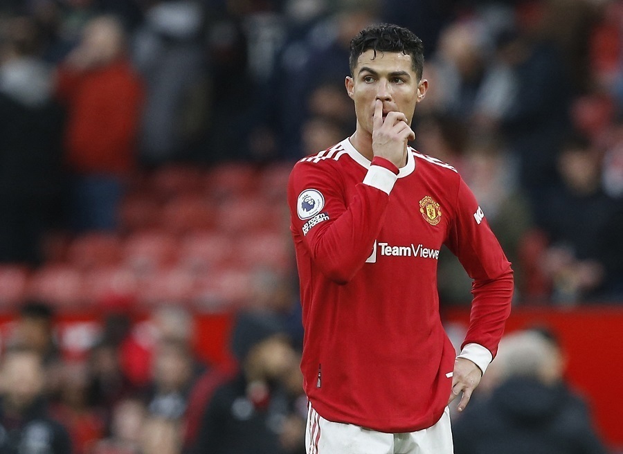 Ronaldo saat membela Man United lawan Watford