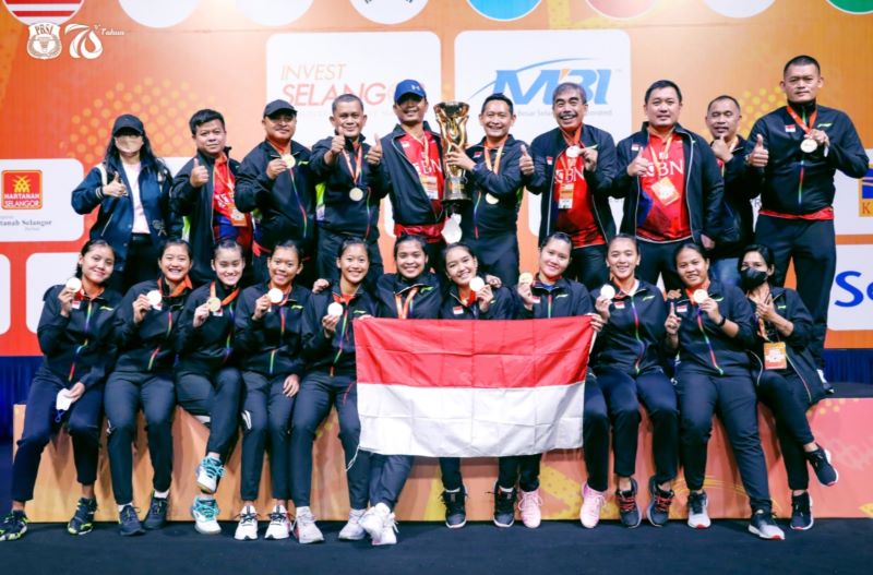 Tim bulutangkis putri Indonesia juara BATC 2022