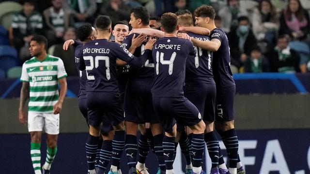 penampilan Manchester City kontra Sporting Lisbon di leg pertama