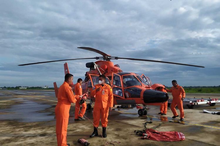 Basarnas Kerahkan Helikopter Cari KM Putra Barokah Yang Hilang Kontak di Perairan Indramayu