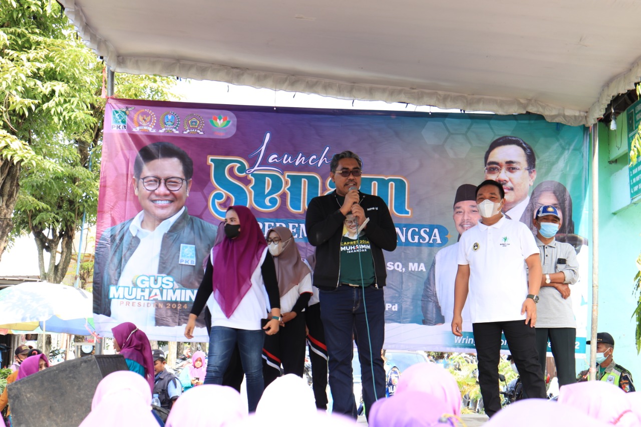 Launching Senam Perempuan Bangsa, PKB Gresik Tekad Menangkan Gus Muhaimin di Pilpres 2024