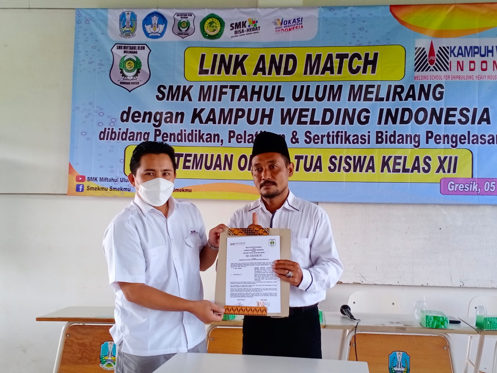 Gandeng Kampuh Welding Indonesia, Smekmu Gresik Cetak Lulusan Bersertifikat Welder