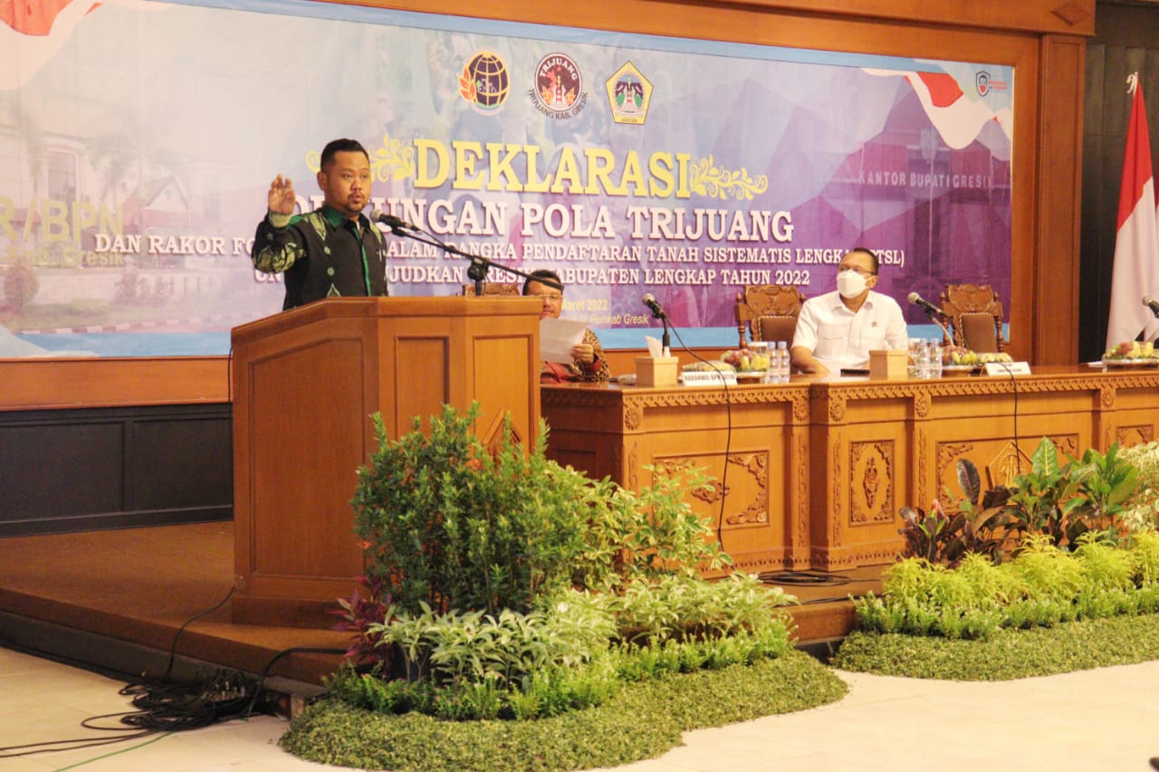 Program Gresik Kabupaten Lengkap 2022, Target 175 Ribu Bidang Tanah Terima Sertifikat