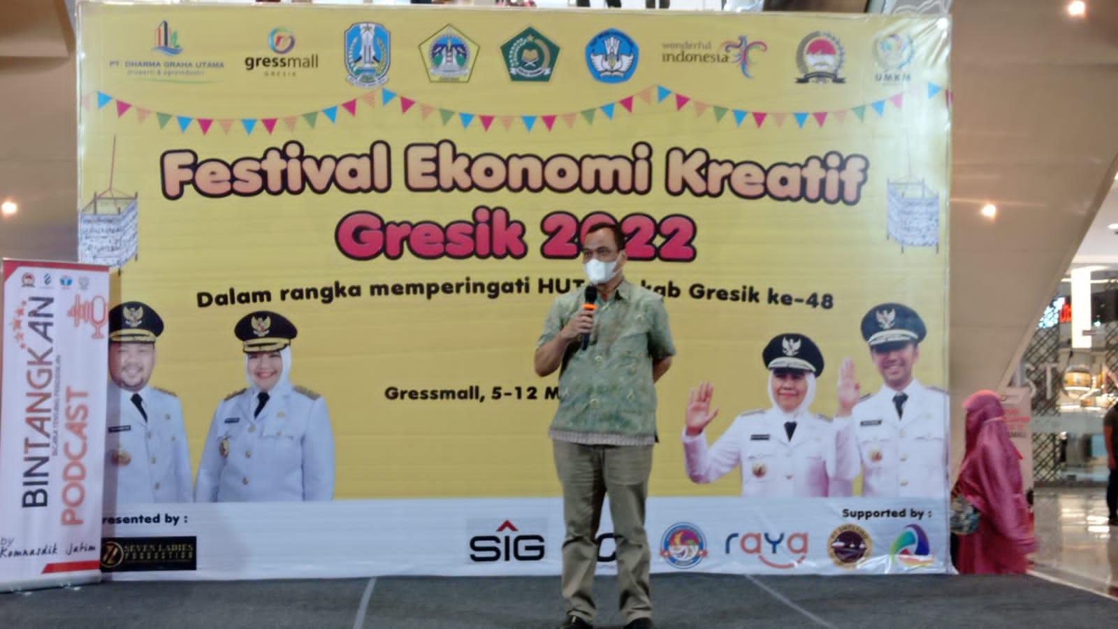 Festival UMKM dan Ekonomi Kreatif di Gresik, Pedagang Raup Omzet Hingga Puluhan Juta