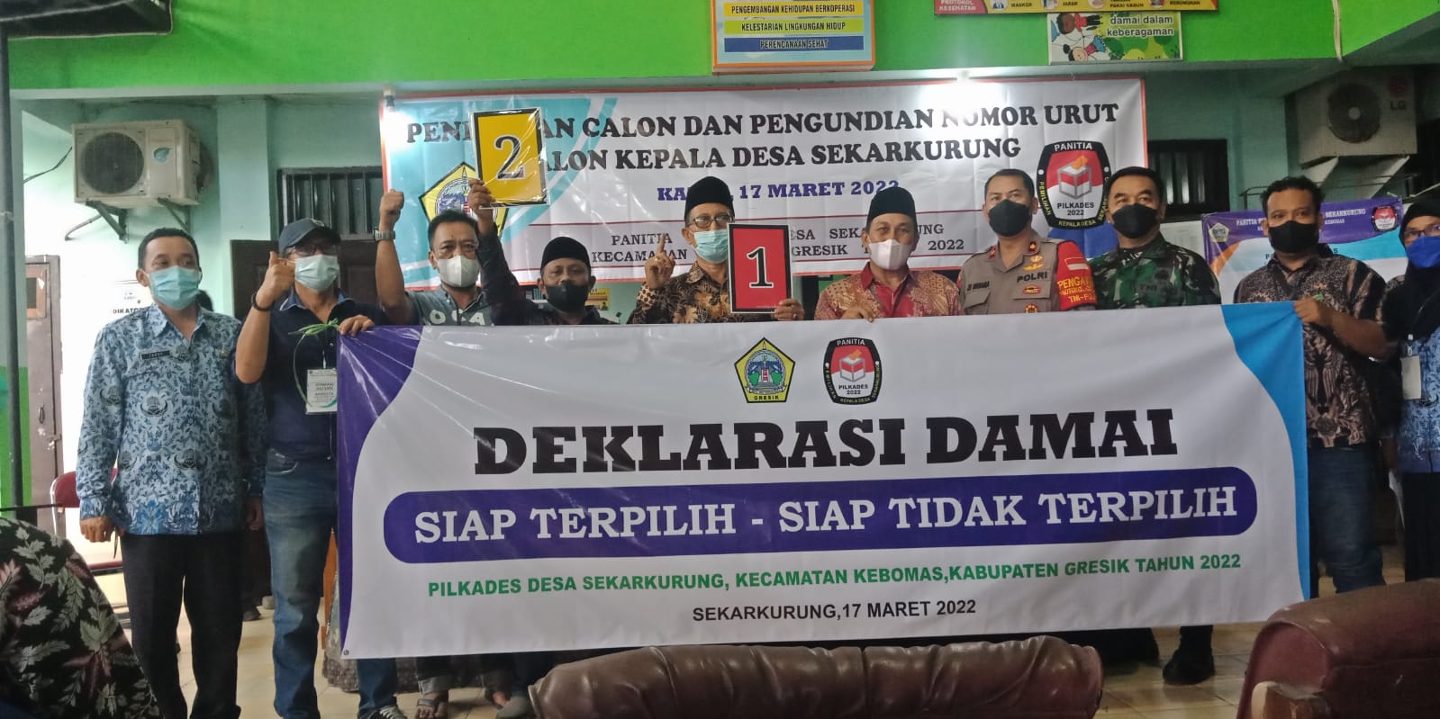 Cak Duki, Wartawan Senior Gresik Tempati Nomor Urut 2 di Pilkades Sekarkurung