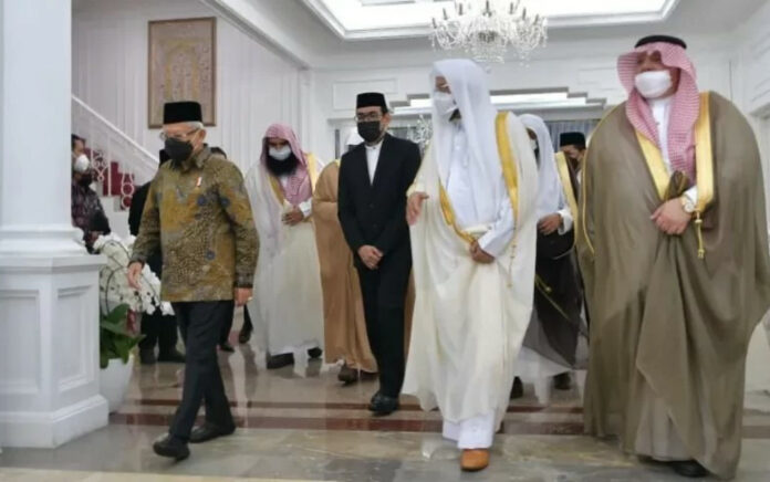 Wapres Ma'ruf Dukung Pemerintah Saudi Arabia Pelopori Gerakan Islam Wasathiyah