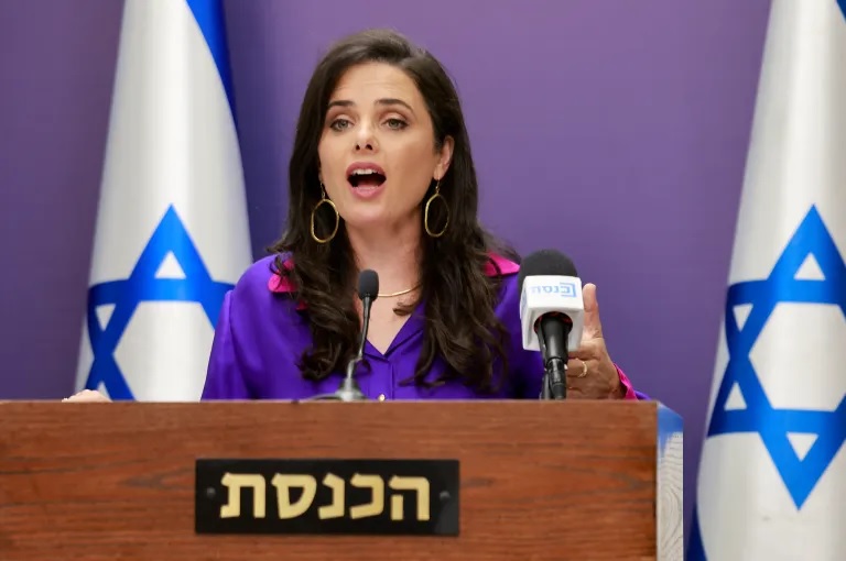 Menteri Dalam Negeri Israel Ayelet Shaked. Foto: AFP.