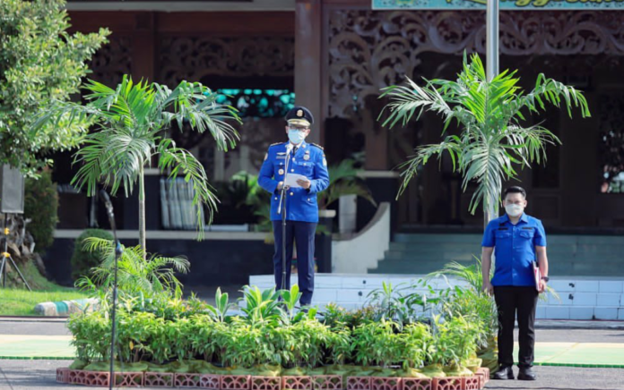 HUT Satpol, Bupati Pamekasan Pompa Semangat Pengabdian kepada Bangsa dan Negara