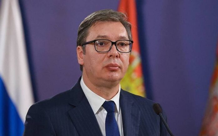 Presiden Serbia Aleksandar Vucic. Foto: Layanan Pers Kementerian Luar Negeri Federasi Rusia.