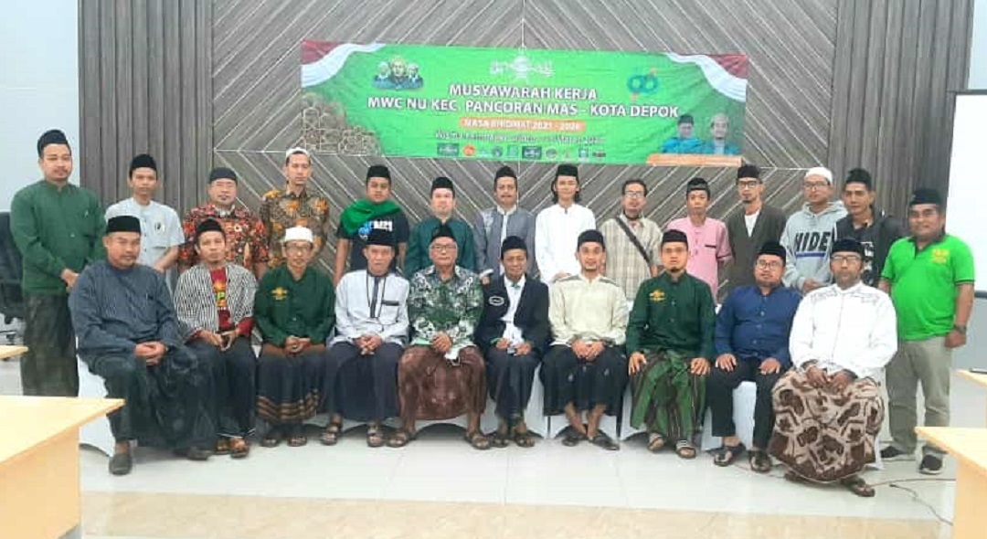 Pengurus Majelis Wakil Cabang Nahdlatul Ulama (MWC NU) Kecamatan Pancoran Mas, Kota Depok, Jawa Barat gelar Musyawarah Kerja (Musyker). (Foto: Istimewa)