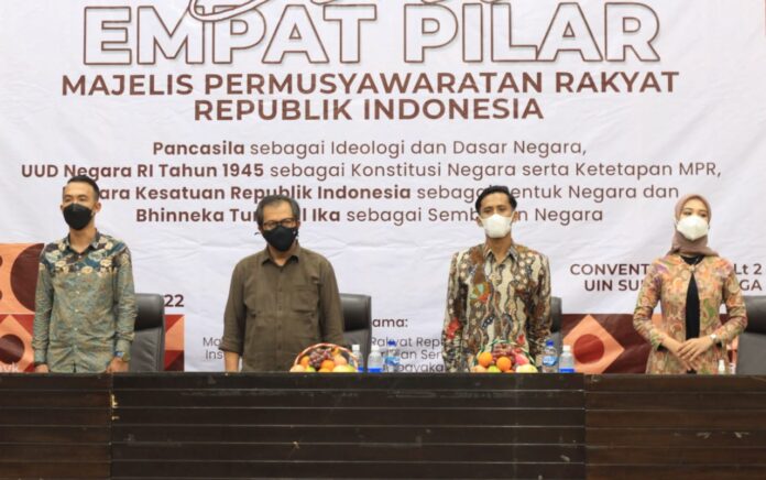 Kerja Sama dengan MPR RI, SEMA UIN SUKA dan Institute Pemerhati Parlemen Gelar Sosialisasi Empat Pilar