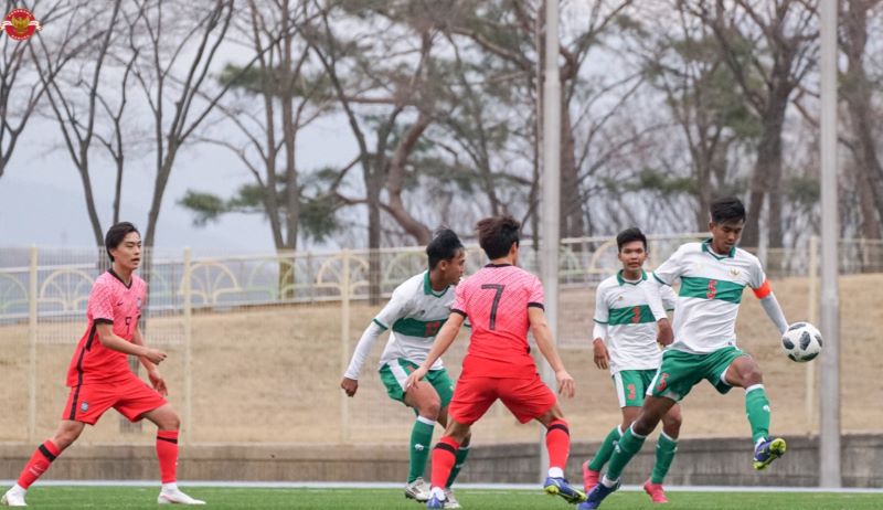 Timnas Indonesia unggul 2-1 dari Daegu University (foto: dok. PSSI)