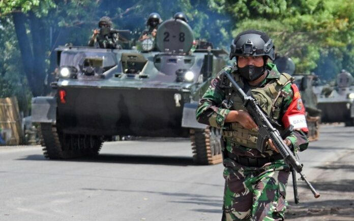 TNI AD Gelar Latihan Tempur Kota di Yogyakarta