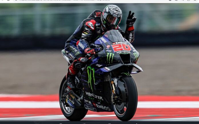 Fabio Quartararo (foto: Twiiter @yamahamotogp)