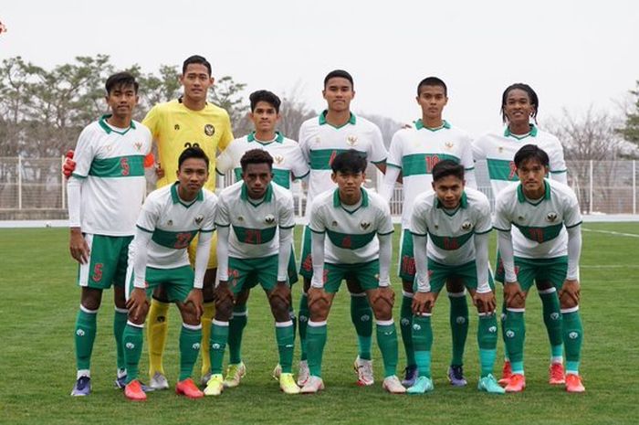 Timnas Indonesia U-19 kalah 0-7 dari Timnas Korea Selatan U-19 (foto: Twitter PSSI)