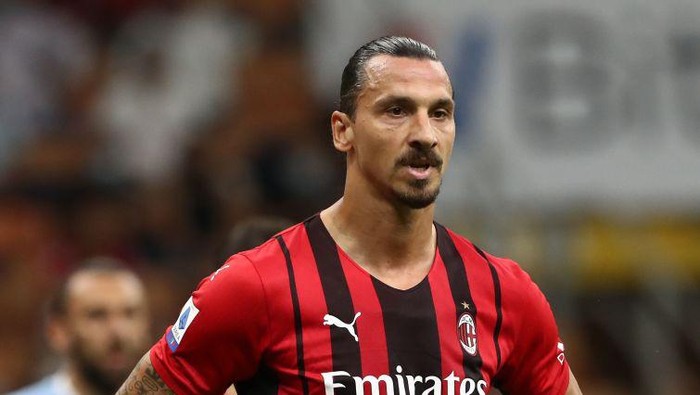 Striker AC Milan, Zlatan Ibrahimovic. (foto: Getty Images/Marco Luzzani)