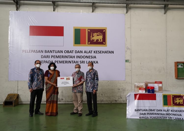 Indonesia Kirim 3 Ton Bantuan Obat dan Alat Kesehatan Untuk Sri Lanka