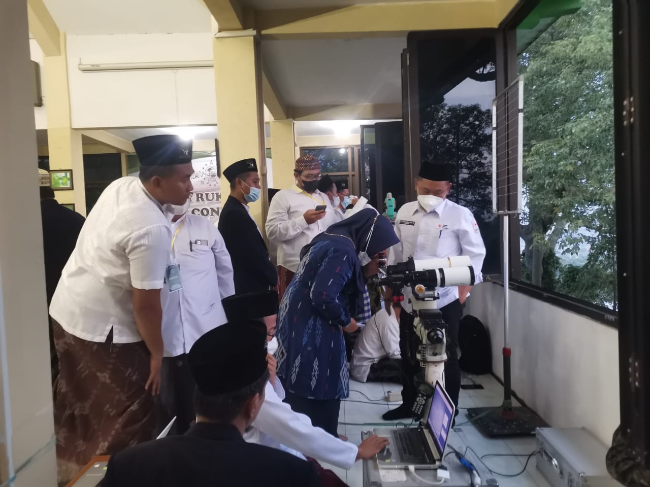 Langit Berawan, Hilal Tidak Terlihat di Balai Rukyat Condrodipo Gresik