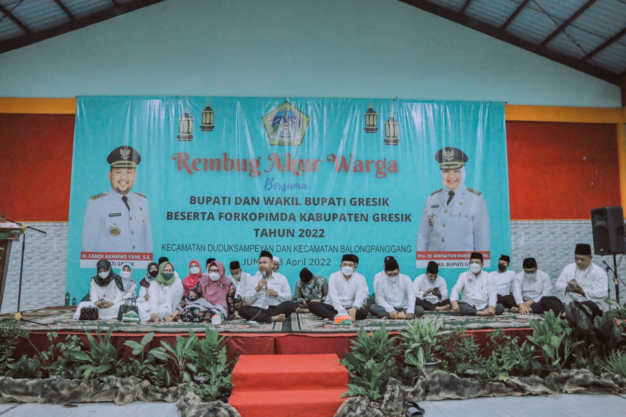 Safari Ramadhan di Duduksampeyan, Bupati Gresik Jawab Aspirasi dan Keluhan Warga