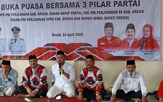 Susun Strategi Kemenangan Pemilu 2024, PDIP Gresik Solidkan Barisan Tiga Pilar Partai