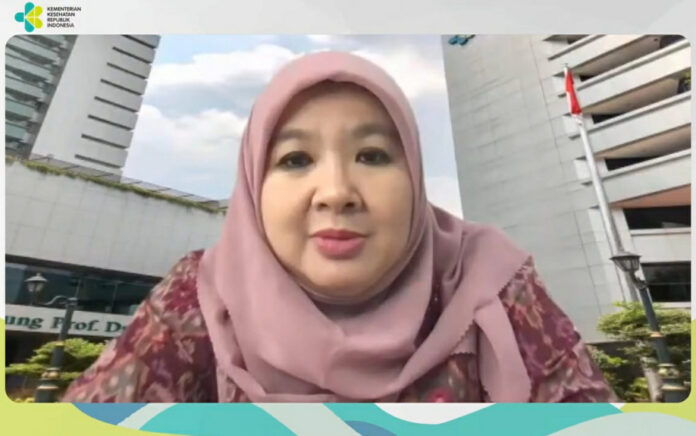 Juru Bicara (Jubir) Kementerian Kesehatan (Kemenkes), Siti Nadia Tarmizi. (Foto: Tangkap Layar)