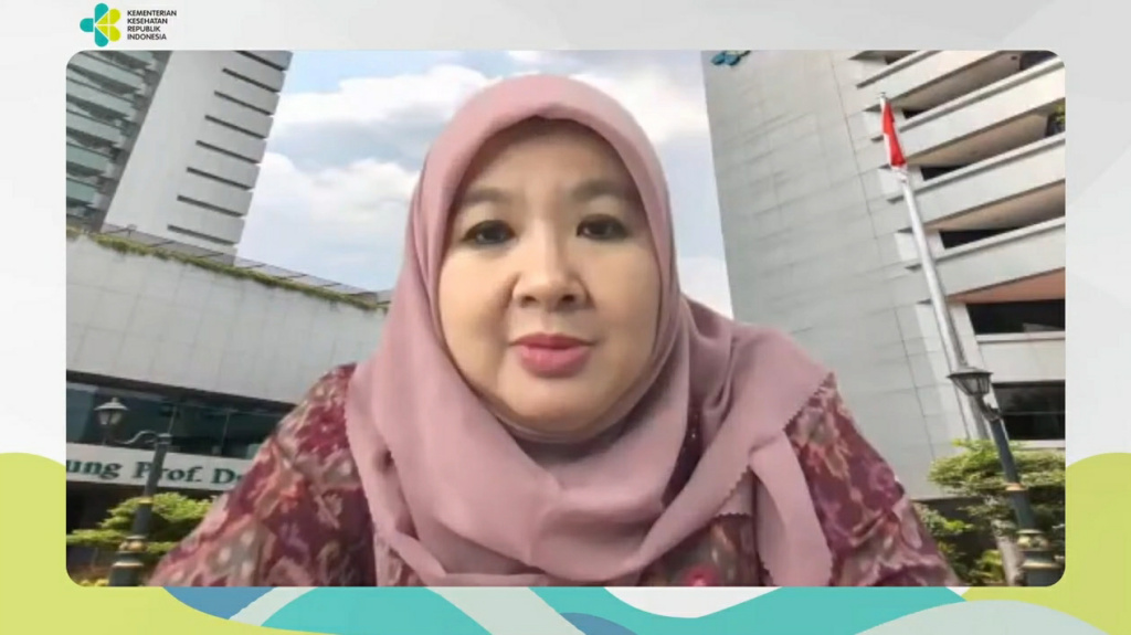 Juru Bicara (Jubir) Kementerian Kesehatan (Kemenkes), Siti Nadia Tarmizi. (Foto: Tangkap Layar)