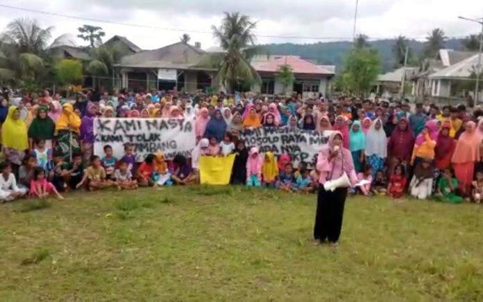 Masyarakat Mosolo Raya Tolak Sumbangan dan THR dari PT GKP