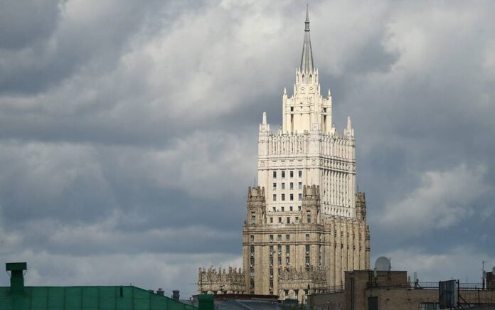 Kantor Kementerian Luar Negeri Rusia. Foto: Mikhail Tereshchenko/TASS.